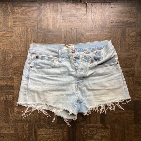 Madewell Denim Shorts Size 27 - Picture 2 of 3